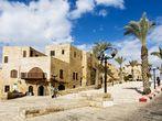 The old street Kikar Kedumim of Jaffa (Jaffa is a part of Tel Aviv), Israel