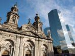 Metropolitan Cathedral, Plaza de Armas (Main Square), Santiago de Chile;