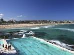Bondi Beach in Sydney, Australia on a summer's day; 