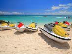 Jetski on Paradise Island beach of Atlandtis , Nassau, Bahamas.; Shutterstock ID 56921473; Project/Title: Photo Database top 200