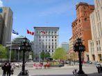 Place d'Armes in Old Montreal, Quebec, Canada
