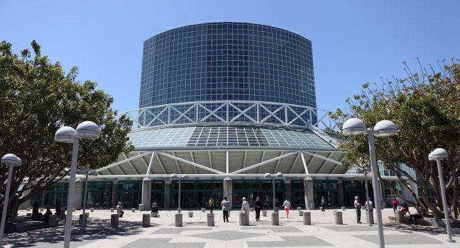 LOS ANGELES, CALIFORNIA, USA - APRIL 16, :The Convention Center in Downtown Los Angeles on April 16, 2013.  The annex designed by architect James Ingo Freed makes the total space 720,000 sq ft
