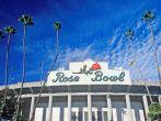 Front entrance to the Rose Bowl in Pasadena, Pasadena, California.