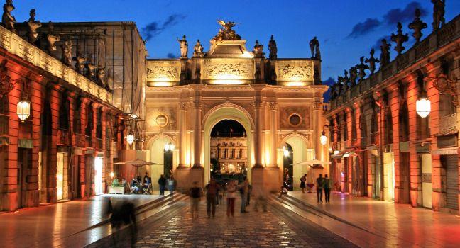 Stanislas Square Nancy by night;