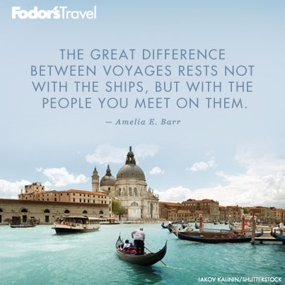 travel quote of the week on great voyages  fodors travel