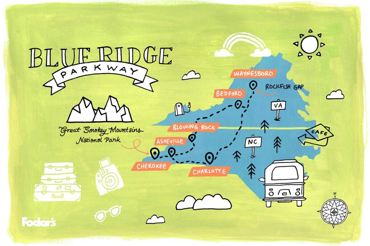 Road Trip Itinerary The Blue Ridge Parkway   Blue Ridge Parkway 1200x800 