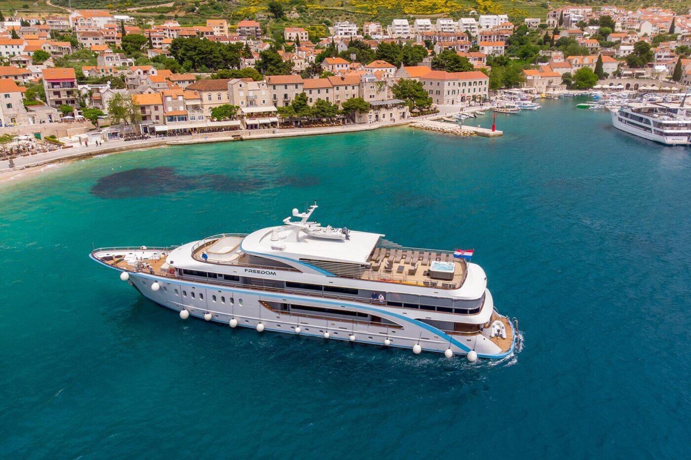 freedom superyacht croatia