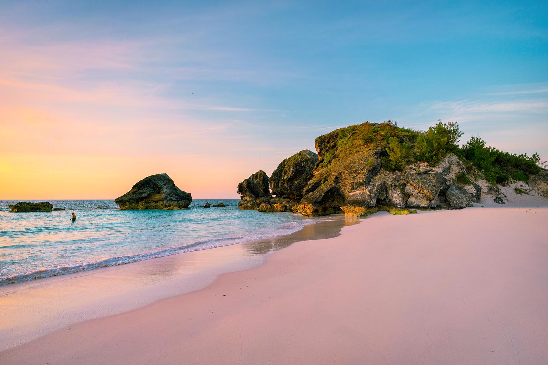 Bermuda. #travel  Pink sand beach, Pink beach, Pink sand